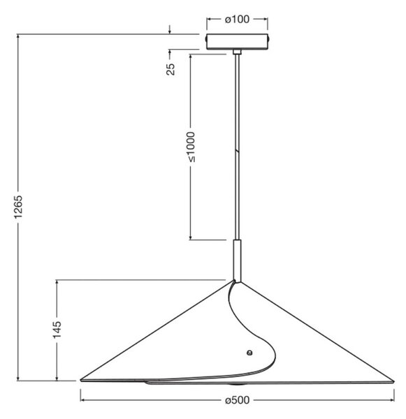 OSRAM Lampa wisząca Decor Flip, możliwość ściemniania, niebieski, salon / jadalnia, tkanina / materiał / jedwab