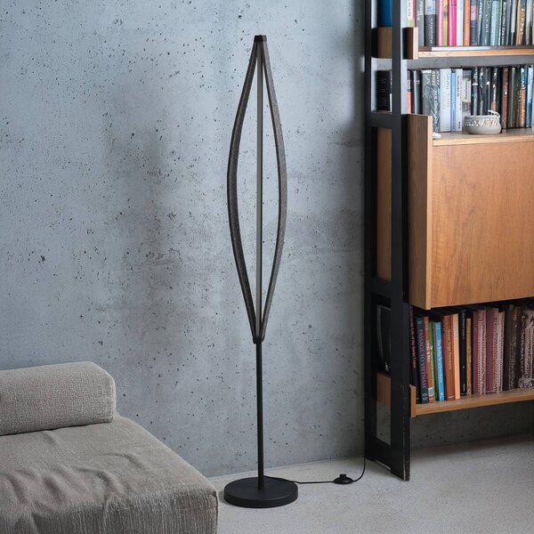 OSRAM Lampa stojąca LED Decor Flat Felt, aluminiowy / szary / cynkowy, salon / jadalnia, aluminium, nowoczesny