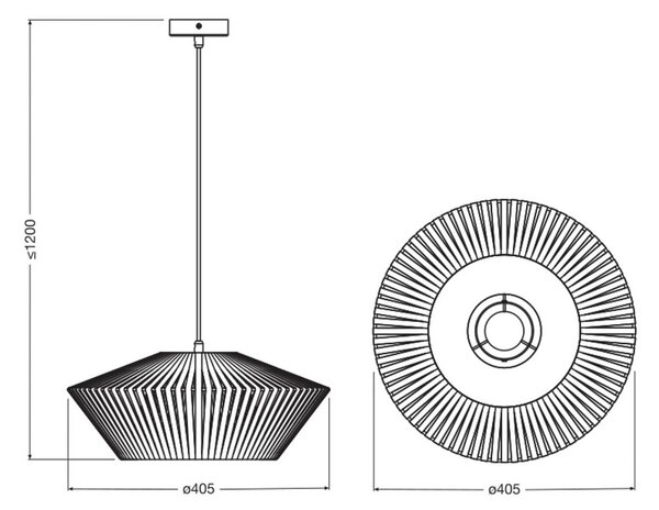 OSRAM Lampa wisząca Decor Stripes, możliwość ściemniania, aluminiowy / szary / cynkowy, salon / jadalnia, tkanina / materiał / jedwab