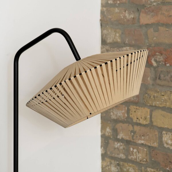 OSRAM Lampa stojąca Decor Stripes, kremowy / amber, salon / jadalnia, tkanina / materiał / jedwab