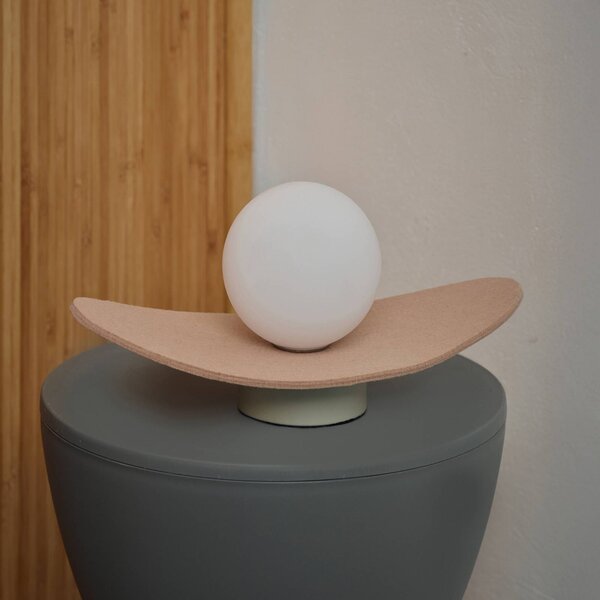 OSRAM Lampa stołowa Decor Pearl, kremowy / amber, salon / jadalnia, tkanina / materiał / jedwab, nowoczesny