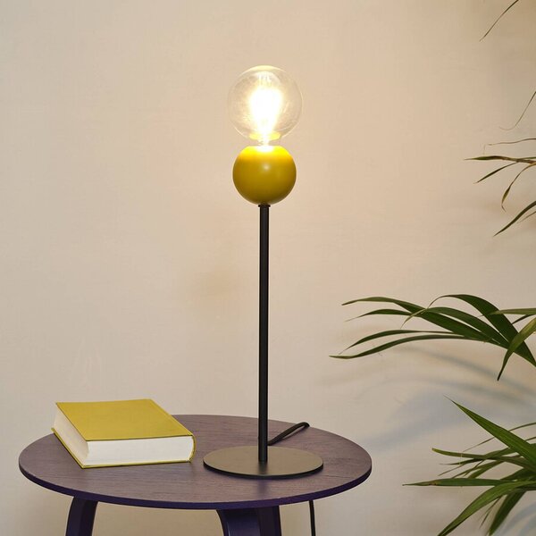 OSRAM Lampa stołowa Decor Bubble, żółty / pomarańczowy, salon / jadalnia, metal, nowoczesny