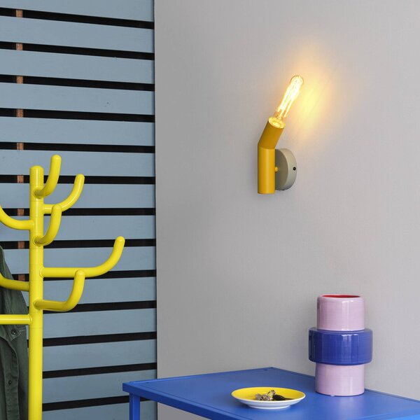OSRAM Kinkiet Decor Straw, możliwość ściemniania, aluminiowy / szary / cynkowy, salon / jadalnia, metal, nowoczesny