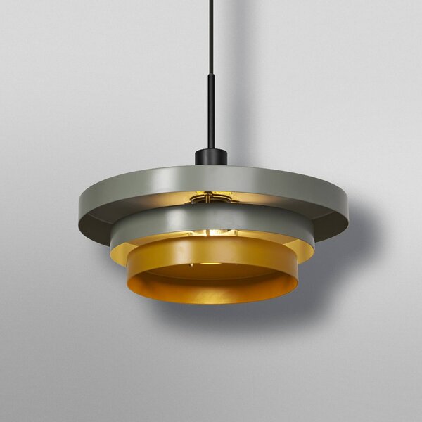 OSRAM Lampa wisząca Decor Layers, możliwość ściemniania, zielony, kuchnia, metal, nowoczesny