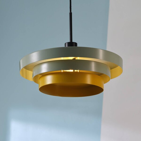 OSRAM Lampa wisząca Decor Layers, możliwość ściemniania, zielony, kuchnia, metal, nowoczesny