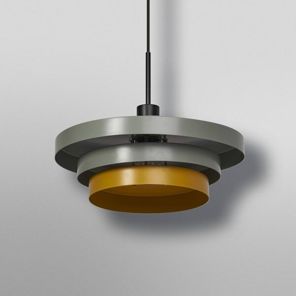 OSRAM Lampa wisząca Decor Layers, możliwość ściemniania, zielony, kuchnia, metal, nowoczesny