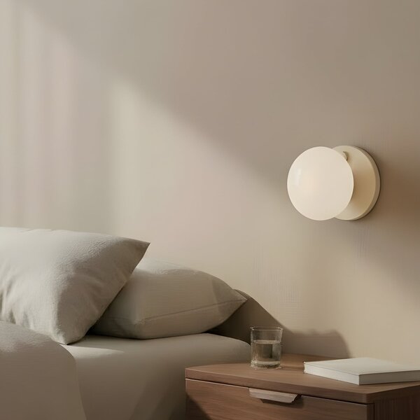 Lampa Ścienna ALDEX, Flo, ściemnialny, beżowy, salon, metal, design