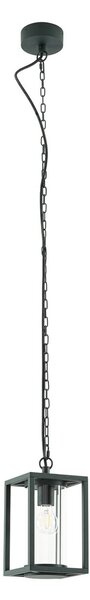 Zewnętrzna Lampa Lucande, Ferda, ściemnialny, zielony, taras, aluminium, nowoczesny