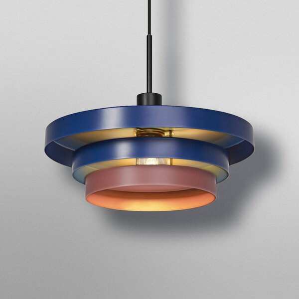 OSRAM Lampa wisząca Decor Layers, możliwość ściemniania, niebieski, kuchnia, metal, nowoczesny
