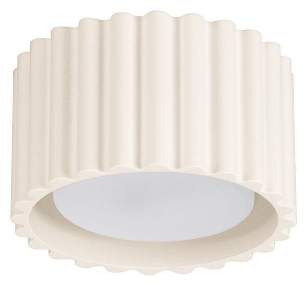 Lampy sufitowe SOLLUX LIGHTING, RIBLA, ściemnialny, beżowy, salon, aluminium