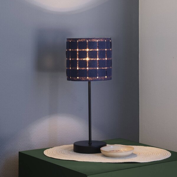 OSRAM Lampa stołowa Decor Felt Weaving, aluminiowy / szary / cynkowy, salon / jadalnia, tkanina / materiał / jedwab