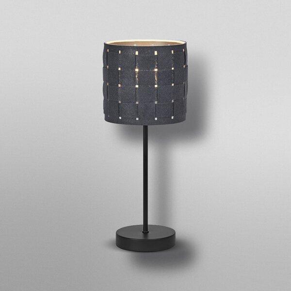 OSRAM Lampa stołowa Decor Felt Weaving, aluminiowy / szary / cynkowy, salon / jadalnia, tkanina / materiał / jedwab