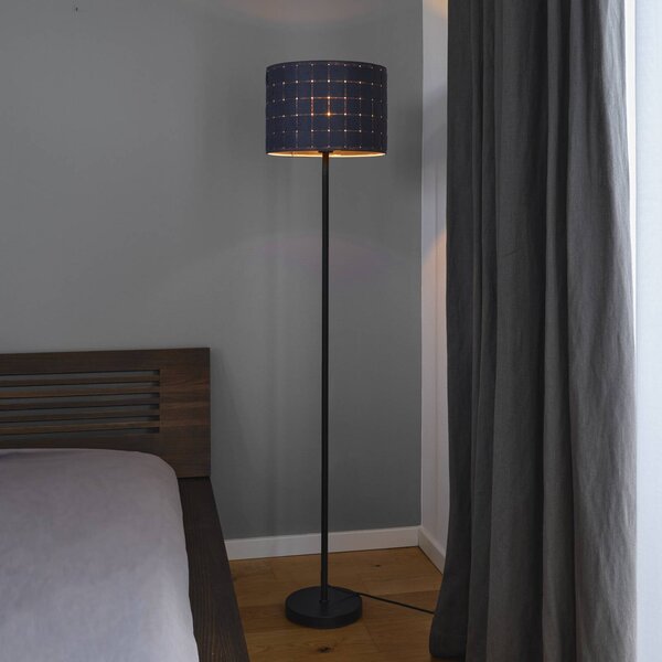 OSRAM Lampa stojąca Decor Felt Weaving, aluminiowy / szary / cynkowy, salon / jadalnia, tkanina / materiał / jedwab