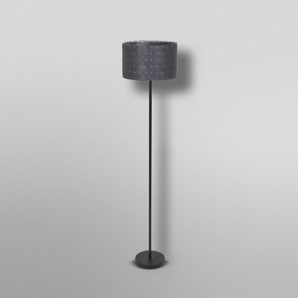 OSRAM Lampa stojąca Decor Felt Weaving, aluminiowy / szary / cynkowy, salon / jadalnia, tkanina / materiał / jedwab