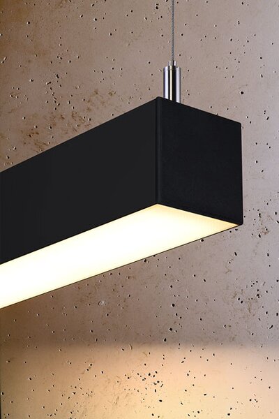 Czarna lampa wisząca z modułem LED 3000 K - 5X EX613 P4-H20