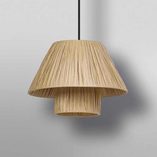 OSRAM Lampa wisząca Decor Bamboo Paper Hut, możliwość ściemniania, brązowy / rdzawy, salon / jadalnia, bambus, dworkowy / rustykalny
