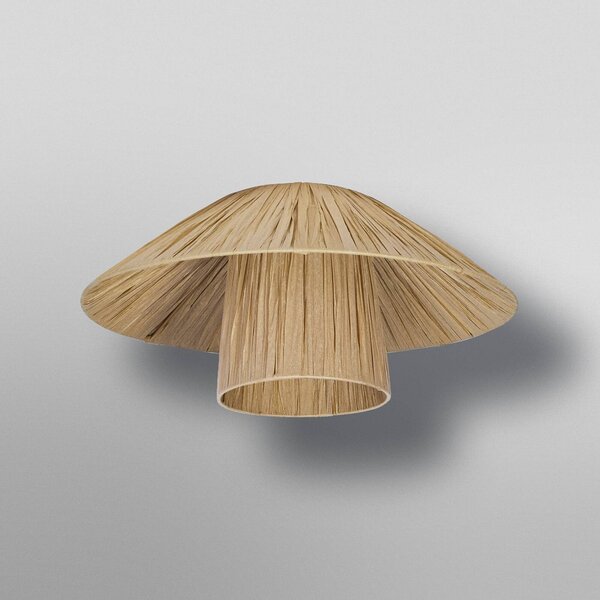OSRAM Lampa sufitowa Decor Bamboo Paper Hut, możliwość ściemniania, brązowy / rdzawy, salon / jadalnia, bambus, dworkowy / rustykalny