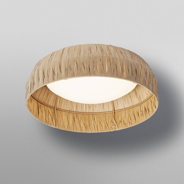 OSRAM Lampa sufitowa LED Decor Bamboo Paper, brązowy / rdzawy, salon / jadalnia, bambus, dworkowy / rustykalny