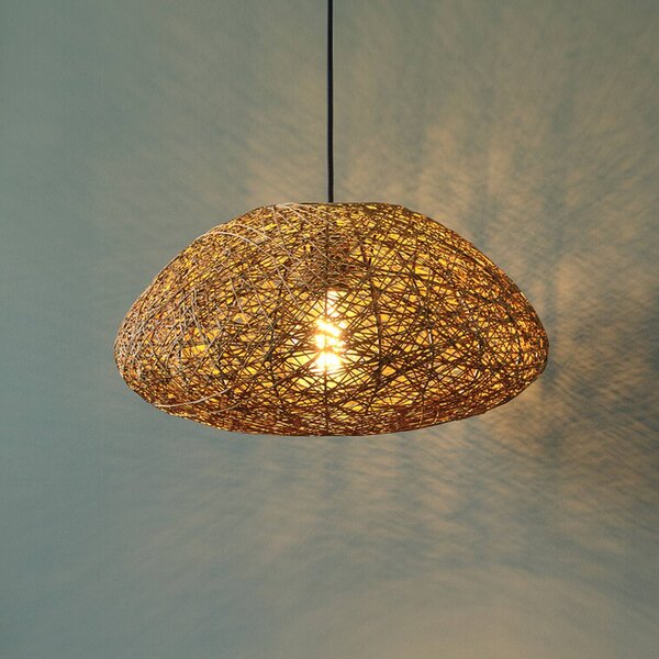 OSRAM Lampa wisząca Decor Paper Drop, możliwość ściemniania, brązowy / rdzawy, salon / jadalnia, papier / lunolit / lunopal, dworkowy / rustykalny