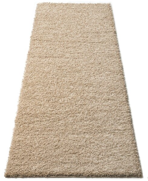 Długi dywan Viva 90x250cm szaro-kremowy