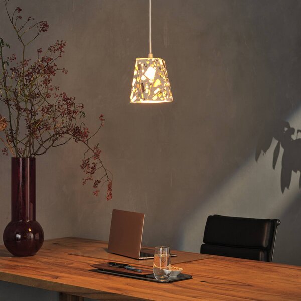 OSRAM Lampa wisząca Decor Gleam Box, możliwość ściemniania, salon / jadalnia, kamień