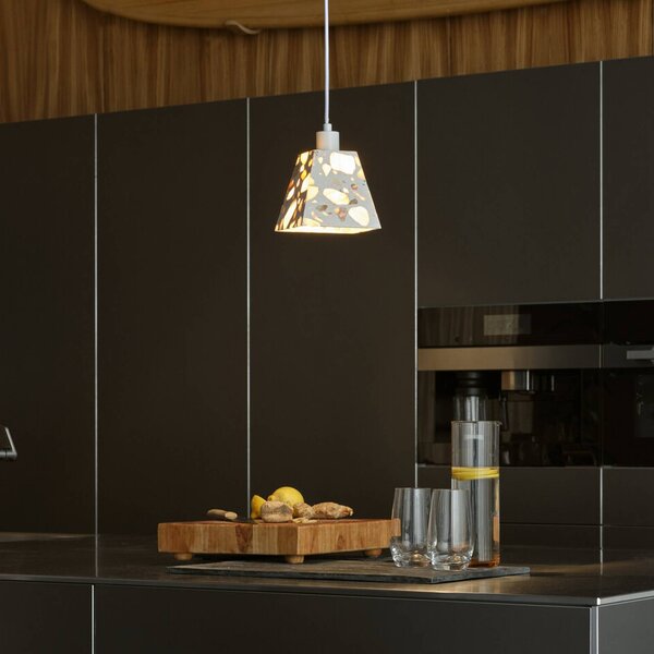OSRAM Lampa wisząca Decor Gleam Weight, możliwość ściemniania, salon / jadalnia, kamień