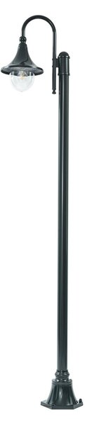Zewnętrzna Lampa Lindby, Daphne, ściemnialny, zielony, aluminium, antyczny
