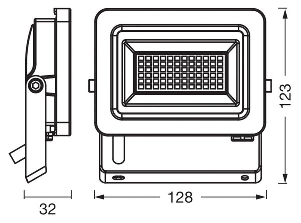 OSRAM Reflektor LED Floodlight EA, 15 W, IP65, czarny, aluminium EA, czarny, aluminium