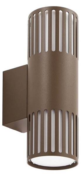 Zewnętrzna Lampa Lindby, Lurinda, ściemnialny, brąz rdzawy, balkon, metal, nowoczesny