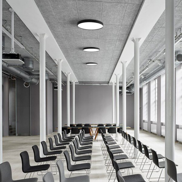 Lampa Sufitowa LOOM DESIGN, Lucia, ściemnialny, czarny, salon, metal, nowoczesny