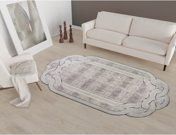Szaro-beżowy dywan 100x60 cm – Vitaus