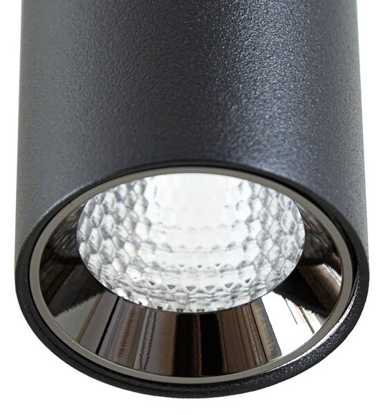 Lampa wisząca LED Lindby Lumaro, czarna, 27 cm, 48 V, ściemniana Lumaro 48V Lindby, możliwość ściemniania, czarny, salon / jadalnia, aluminium, nowoczesny