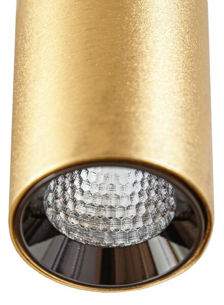 Lampa wisząca LED Lindby Lumaro, złota, 27 cm, 48 V, ściemniana Lumaro 48V Lindby, możliwość ściemniania, mosiężny / złoty, salon / jadalnia, aluminium, nowoczesny