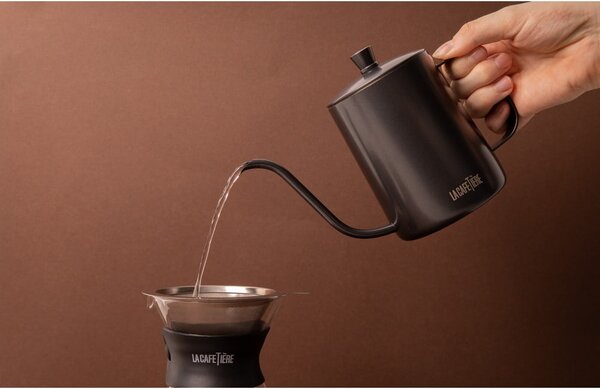 Szary dzbanek do kawy ze stali nierdzewnej 0,6 l La Cafetiere – Kitchen Craft