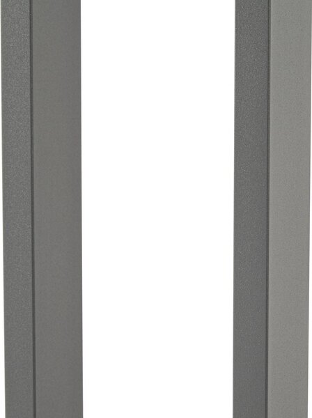 Słupek oświetleniowy LED Meloni Lindby, czarny, aluminium, nowoczesny