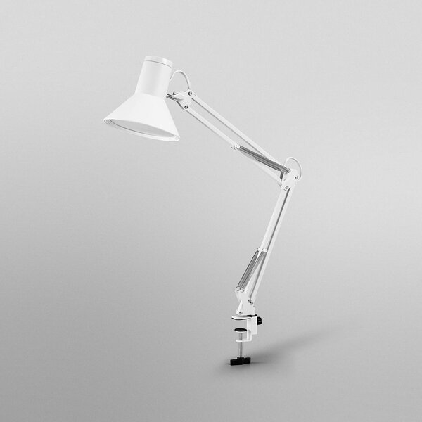 OSRAM Lampa biurkowa LED Office Line Desk Retro Clip, możliwość ściemniania, biały / opal, biuro, metal