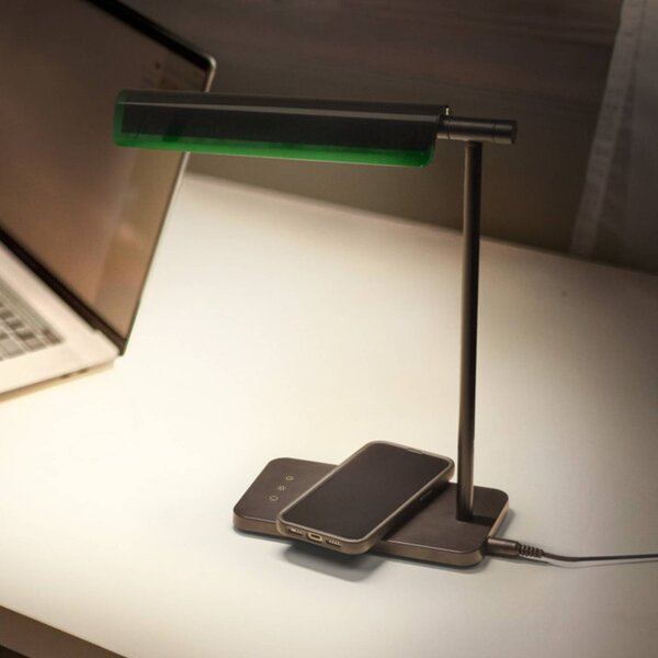 OSRAM Lampa biurkowa LED Office Line Desk Roof, możliwość ściemniania, czarny, biuro, metal