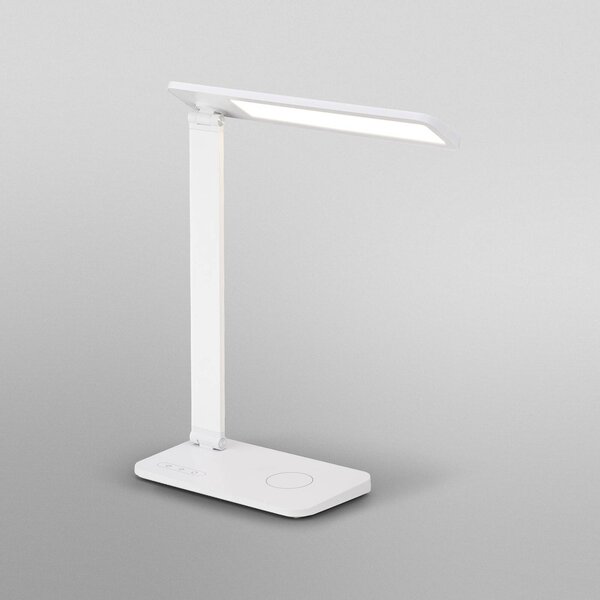 OSRAM Lampa biurkowa LED Office Line Desk Banker, możliwość ściemniania, biały / opal, biuro, aluminium