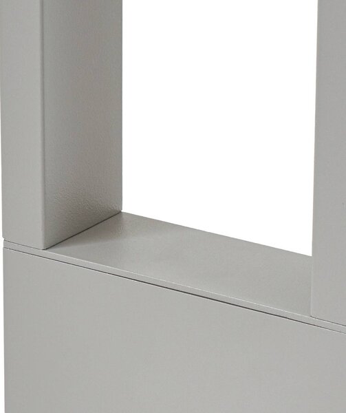 Słupek oświetleniowy LED Lonete Lindby, aluminiowy / szary / cynkowy, aluminium, nowoczesny