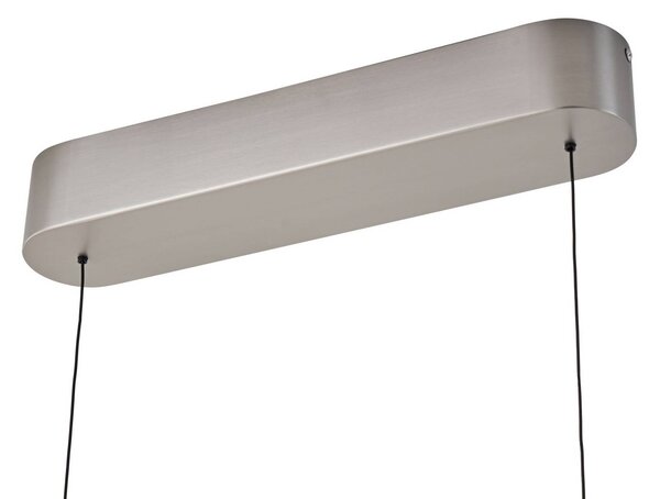 Lampa wisząca Solvar Lucande, możliwość ściemniania, chromowy / srebrny, salon / jadalnia, metal, nowoczesny