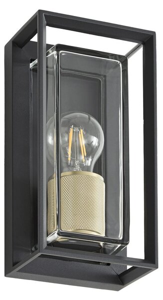 Zewnętrzna Lampa Arcchio, Ismera, ściemnialny, czarny, balkon, aluminium, nowoczesny