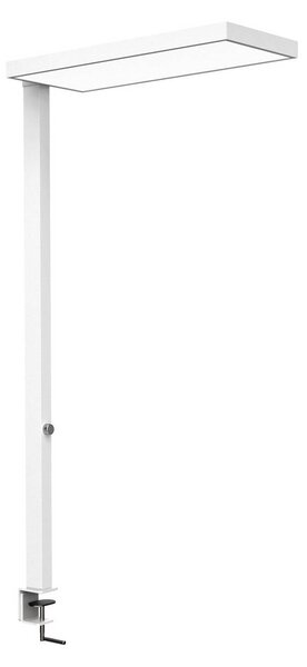 Maul Lampka z klipsem MAULjura, możliwość ściemniania, biały / opal, biuro, aluminium, nowoczesny