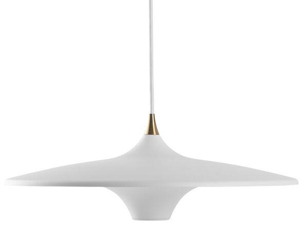 Lampa Wisząca LOOM DESIGN, Moja, ściemnialny, biały, salon, aluminium, nowoczesny