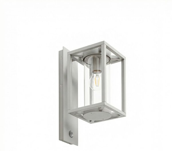 Zewnętrzna Lampa Lucande, Ferda, ściemnialny, szary, taras, aluminium, nowoczesny