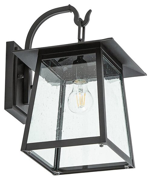 Zewnętrzna Lampa Lucande, Xavon, ściemnialny, czarny, balkon, aluminium, dworkowy | rustykalny