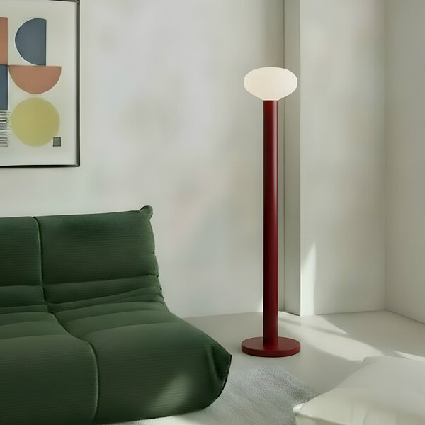 Lampa Podłogowa ALDEX, Flo, czerwony, salon, metal, design