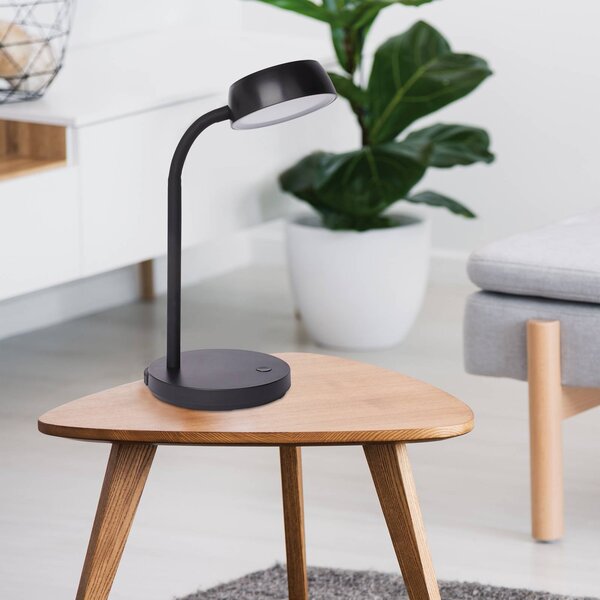 Maul Lampa biurkowa LED MAULabby, czarny, biuro, tworzywo sztuczne