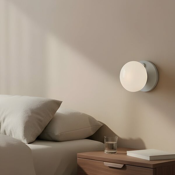 Lampa Ścienna ALDEX, Flo, ściemnialny, szary, salon, metal, design