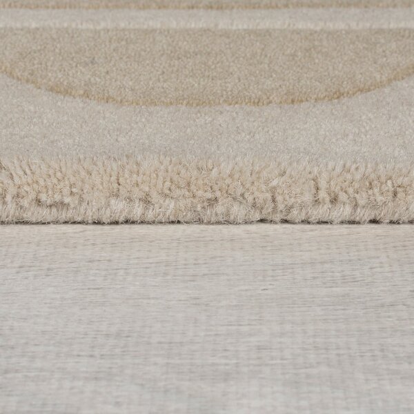 Naturalny wełniany chodnik tkany ręcznie 80x230 cm Lois Scallop – Flair Rugs