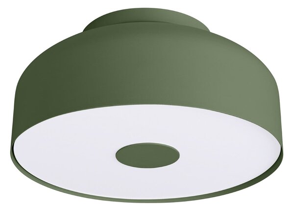 Lampa Sufitowa SOLLUX LIGHTING, CLARO, ściemnialny, zielony, salon, metal